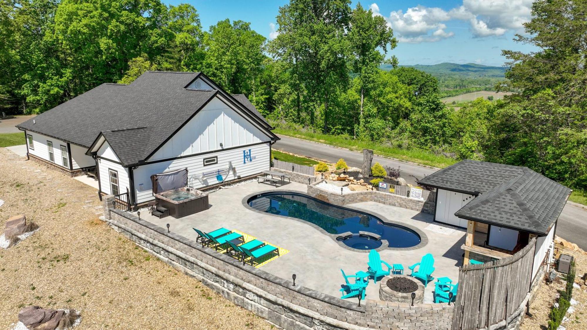 H2Oasis Incredible Pool Retreat With Mountains Views! Villa Sevierville Buitenkant foto