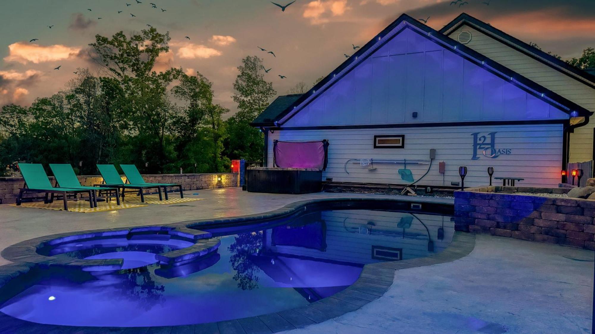 H2Oasis Incredible Pool Retreat With Mountains Views! Villa Sevierville Buitenkant foto